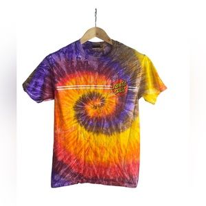 Santa Cruz T-shirt size small, spring tie dye ladies